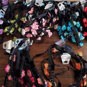 Headband with small flowers